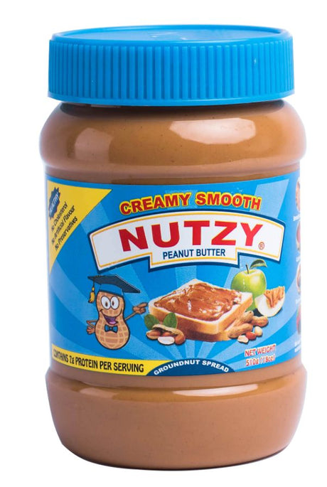 Nutzy Peanut Butter Creamy Smooth 510 g