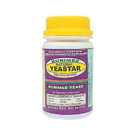 Kunimed Yeastar Yeast 100 Tablets