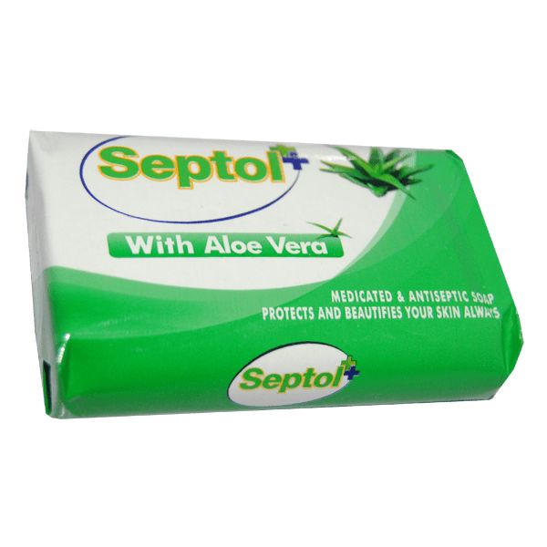 Septol Medicated & Antiseptic Soap With Aloe Vera 70 g x6