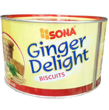 Sona Ginger Delight Biscuits Tin 500 g