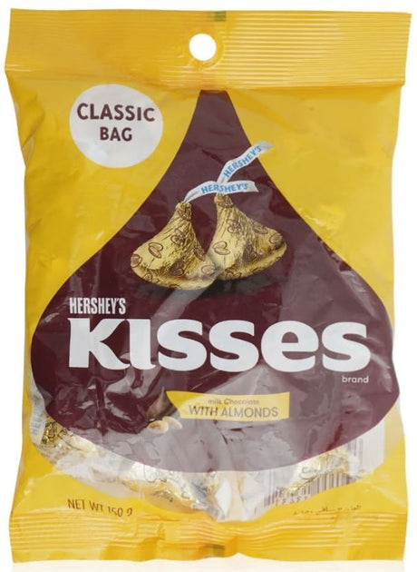 Hershey's Kisses Milk Chocolate With Almonds 150 g