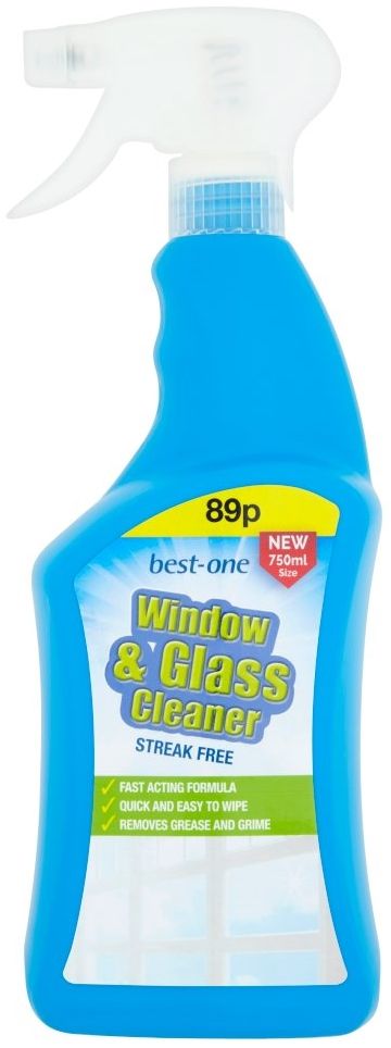 Best-One Window & Glass Cleaner Streak-Free 750 ml