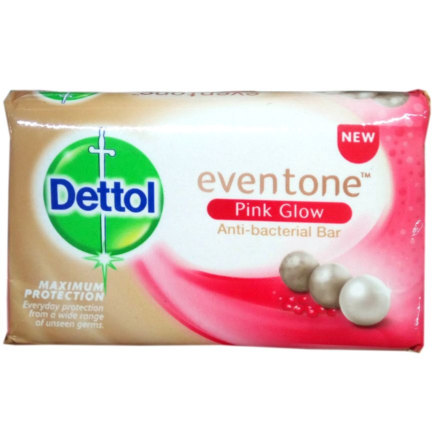 Dettol Anti-Bacterial Soap Even Tone Pink Glow 60 g