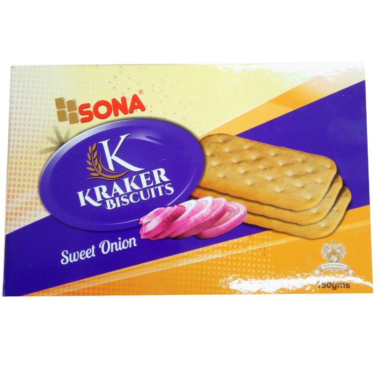 Sona Kraker Sweet Onion Biscuits 180 g