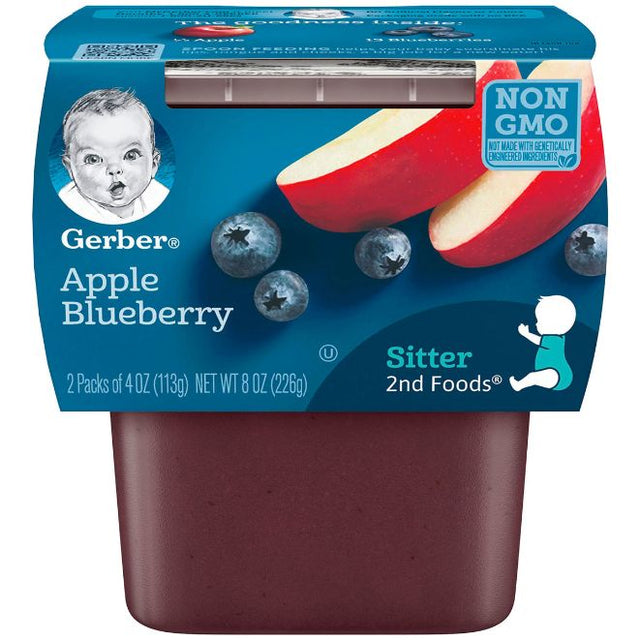 Gerber Apple Blueberry 113 g x2