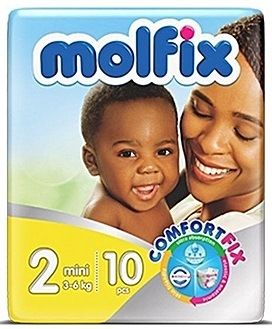 Molfix Baby Pants Size 2 Mini 3-6 kg x10