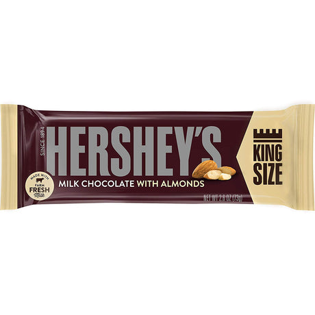 Hershey's King Size Milk Chocolate With Whole Almonds 73 g