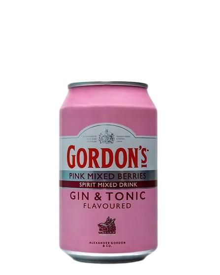 Gordons Pink Mixed Berries Gin & Tonic Flavoured Drink 33 cl