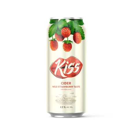 Kiss Cider Wild Strawberry Taste With Real Juice 50 cl