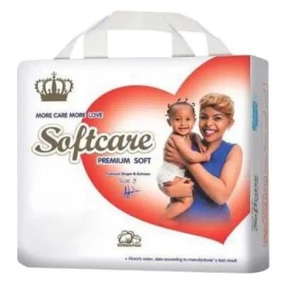 Softcare Premium Soft Baby Diaper Large 9-16 kg x46