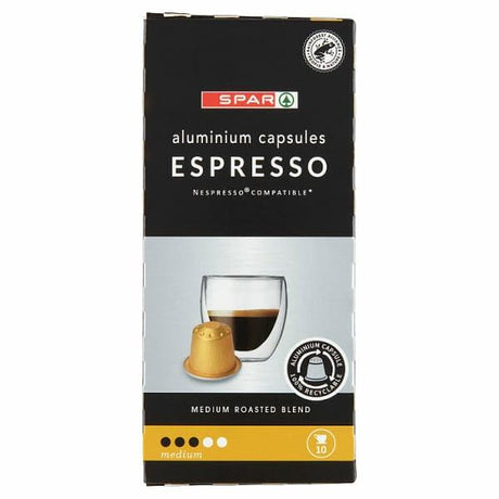 Spar Espresso Aluminium Capsules 50 g x10