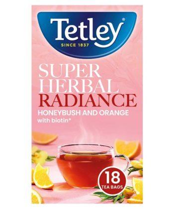 Tetley Super Herbal Radiance Honeybush & Orange With Biotin 32.4 g x18