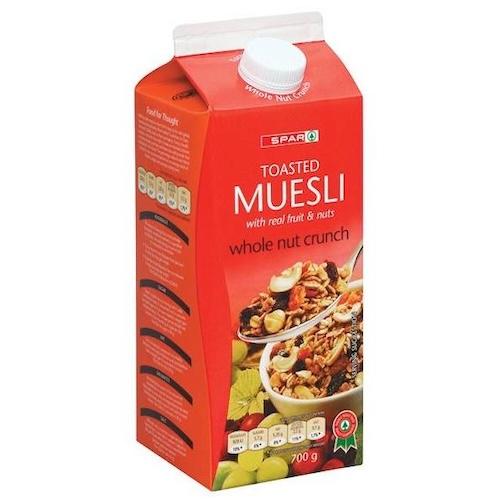 Spar Muesli Whole Nut Crunch 750 g