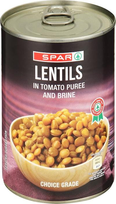 Spar Lentils In Tomato Puree & Brine 400 g