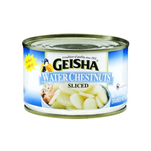 Geisha Water Chestnuts Sliced 142 g