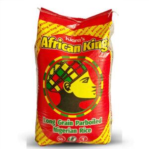 Kiara's African King Long Grain Parboiled Nigerian Rice 10 kg