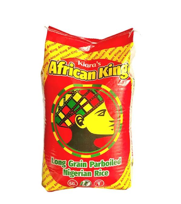 Kiara's African King Long Grain Parboiled Nigerian Rice 50 kg