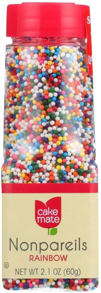 Cake Mate Sprinkles Rainbow Nonpareils 60 g