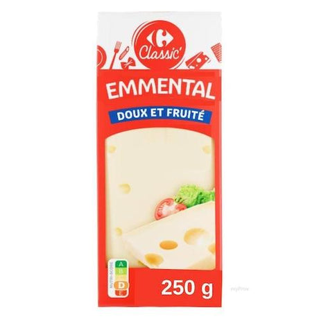 Classic Emmental Bloc Doux Et Fruite Cheese 250 g