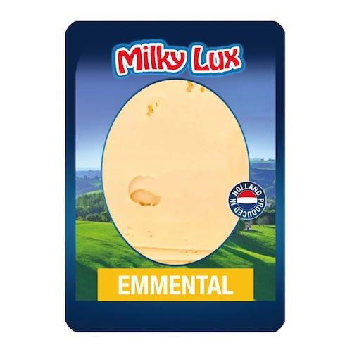 Milky Lux Emmental Sliced Cheese 120 g