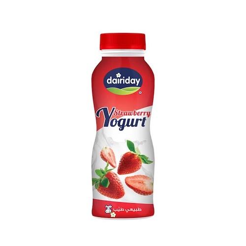 Dairy Day Greek Style Yogurt Strawberry 300 ml