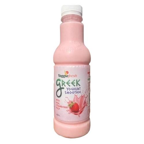 Veggiefresh Yoghurt Smoothies Greek Strawberry 400 ml