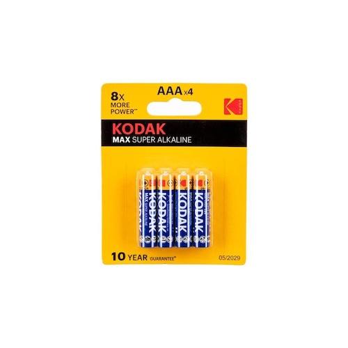 Kodak Max Super Allkaline AAA A06837 x4