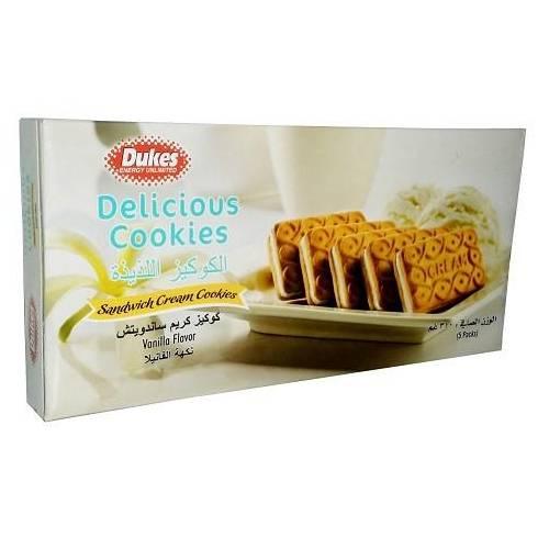 Dukes Delicious Sandwich Cream Cookies Vanilla 310 g