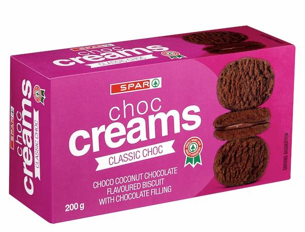 Spar Choco Creams Classic Choc Coconut 200 g