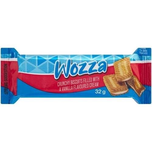 Spar Wozza Cream Biscuit Vanilla 32 g