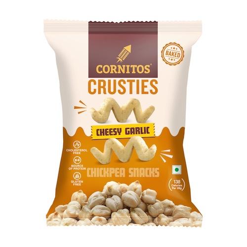 Cornitos Crusties Cheesy Garlic Chickpea Snacks 57 g