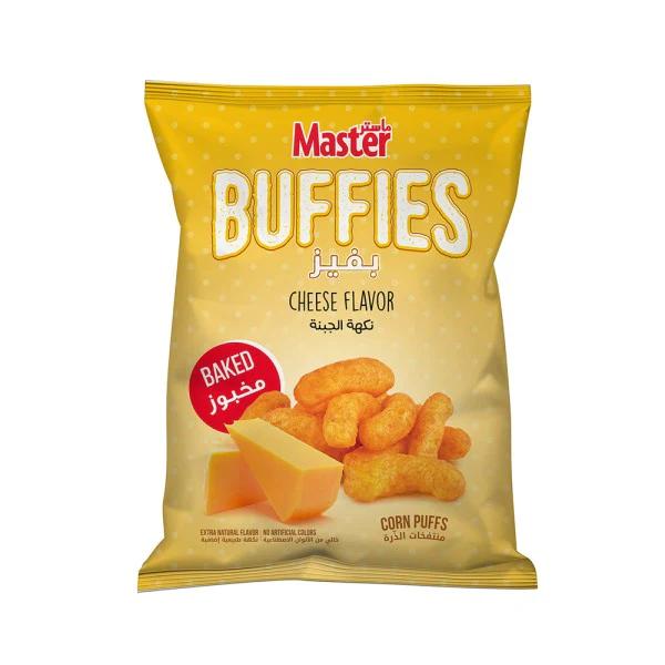 Master Buffies Cheese Flavor Baked Corn Puffs 16 g