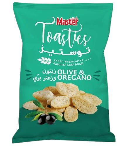 Master Toasties Olive & Oregano Baked Bread Bites 32 g