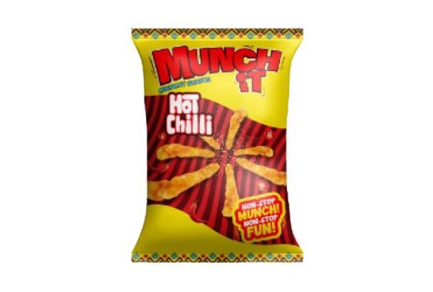 Munch It Hot Chilli Crunchy Snacks 25 g