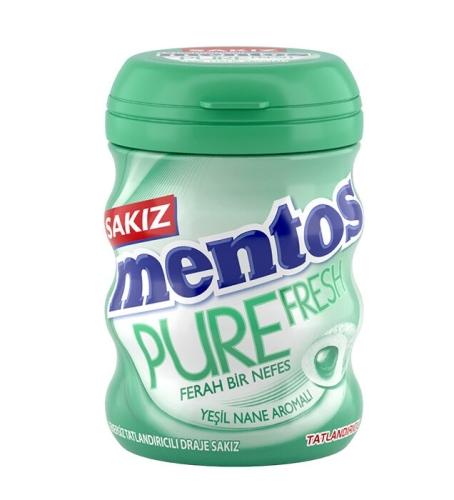 Mentos Chewing Gum Pure Fresh Mint Bottle 60 g