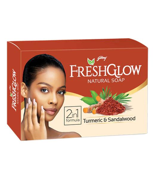 Freshglow Skin Care Bar Soap Turmeric & Sandalwood 140 g