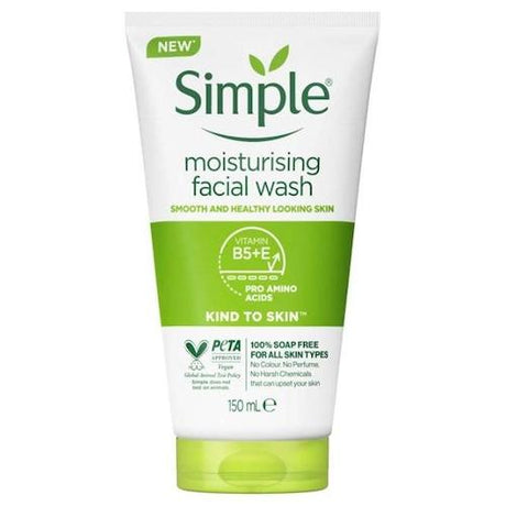 Simple Moisturising Facial Wash Pro Amino Acids 150 ml