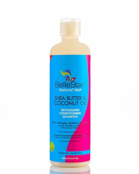 BelleStar Shea Butter & Coconut Oil Detangling Conditioning Shampoo 500 ml