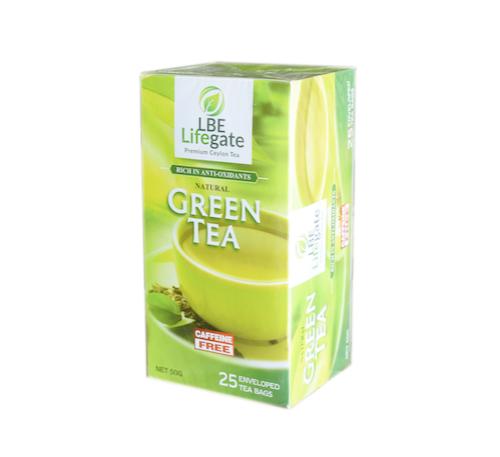 LBE Lifegate Natural Green Tea Ginseng 50 g x 25