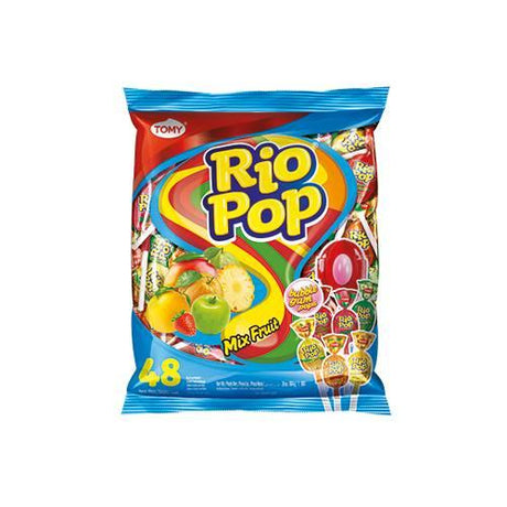 Rio Pop Lollipop With Bubble Gum Assorted 1056 g x48