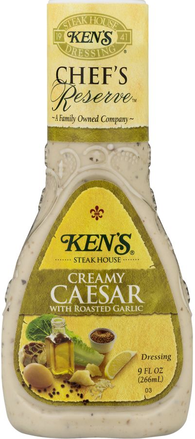 Ken's Steak House Creamy Caesar With Roasted Garlic Dressing 266 ml