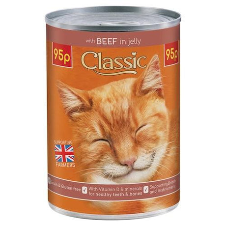 Classic Beef In Jelly Cat Food 400 g