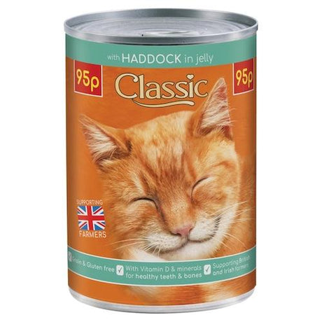 Classic Haddock In Jelly Cat Food 400 g
