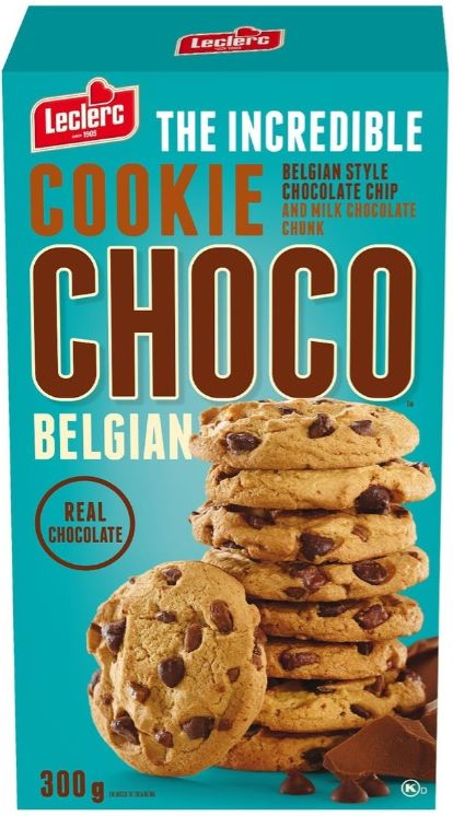 Leclerc The Incredible Belgian Choco Cookie 300 g