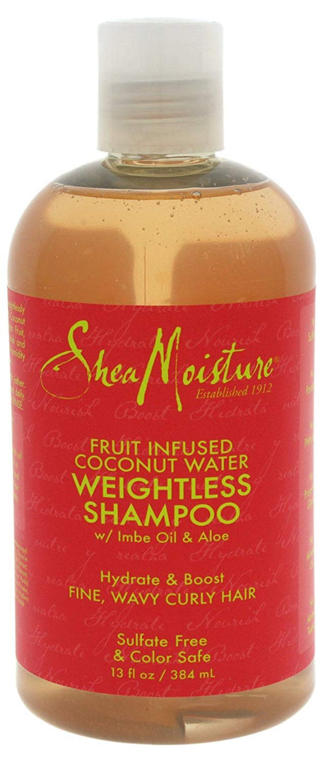 Shea Moisture Coconut Water Weightless Shampoo Oil & Aloe 384 ml