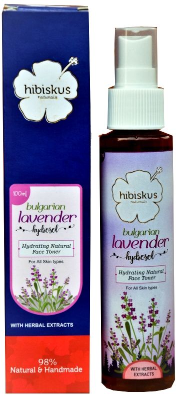 Hibiskus Naturals Facial Toner Bulgarian Lavender Hydrosol 100 ml