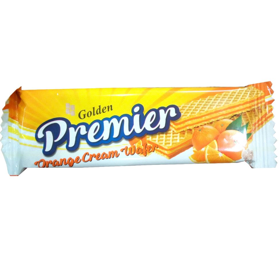 Golden Premier Orange Cream Wafer 22 g x12