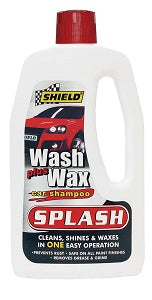 Shield Wash Plus Wax Car Shampoo Splash 1 L