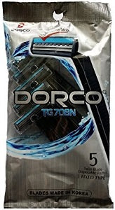 Dorco Twin Blade Disposable Razors TG708N x5