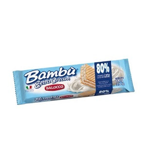 Balocco Bambu Extra Cream Crispy Wafers Filled With Milk Cream 100 g